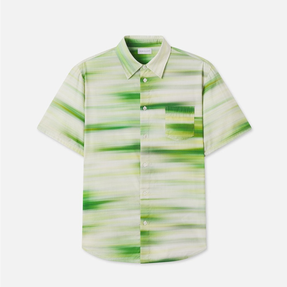 SALE! JOHN ELLIOTT SS CLOAK BUTTON UP - NWT - Picture 6 of 8